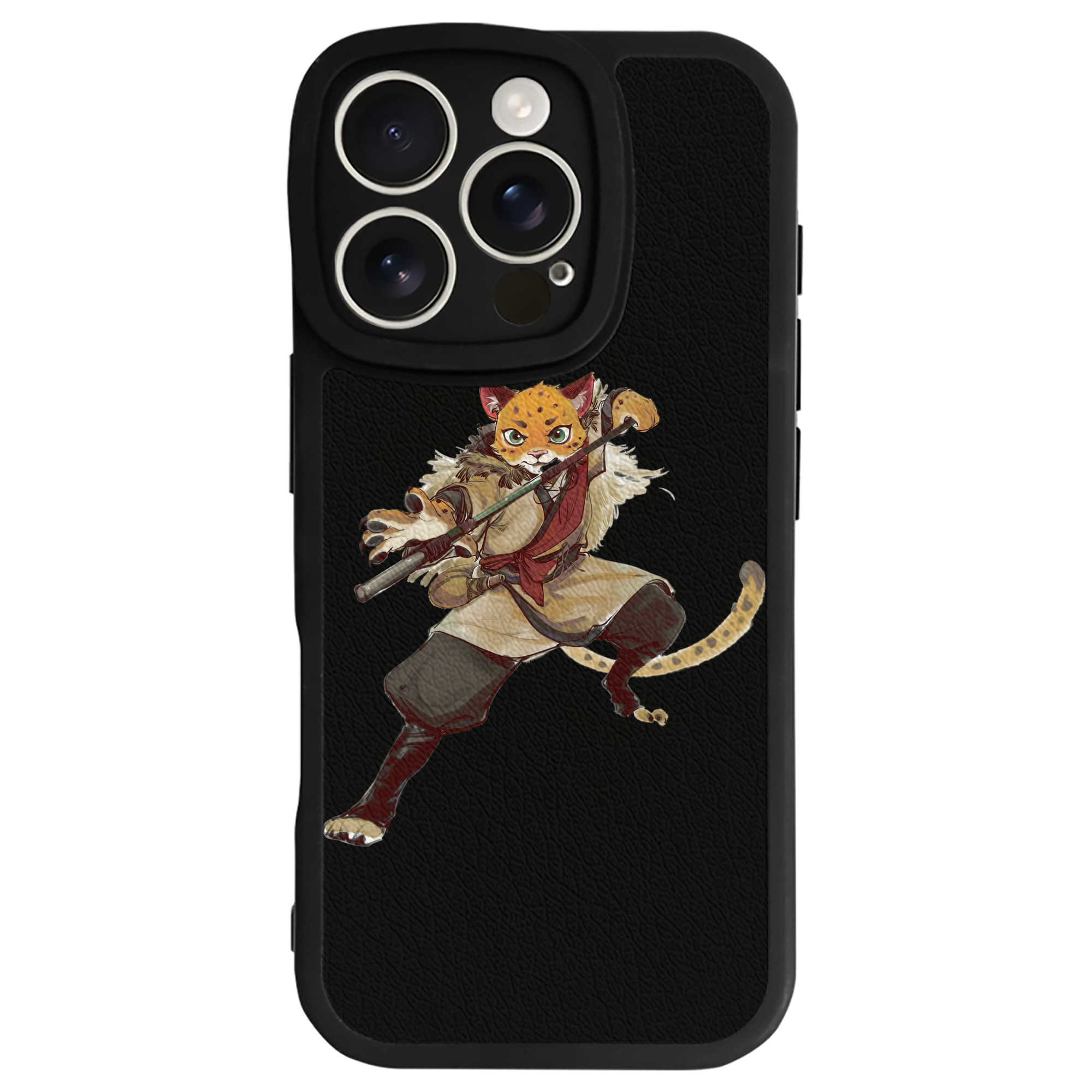 （画像用） Ne Zha 2 ナタ 魔童の大暴れ 【iPhone 16シリーズ対応】シリコンスマホケース（レザー調） 材質：シリコン